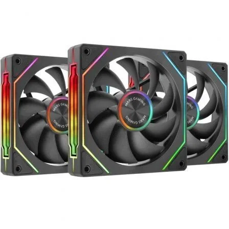 Mars Gaming Pack 3 Ventiladores MF-LinkFinityKit2 12cm ARGB Mars Gaming Pack 3 Ventiladores MF-LinkFinityKit2 12cm ARGB